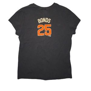 VINTAGE SF GIANTS Barry Bonds 2007 All-Star Shirt MLB Size S Women’s.